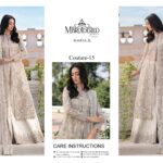 Off-White & Champagne Open Gown Set - Maria.B