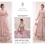 Luxury Pink Embroidered Formal Gown - Faiza Saqlain