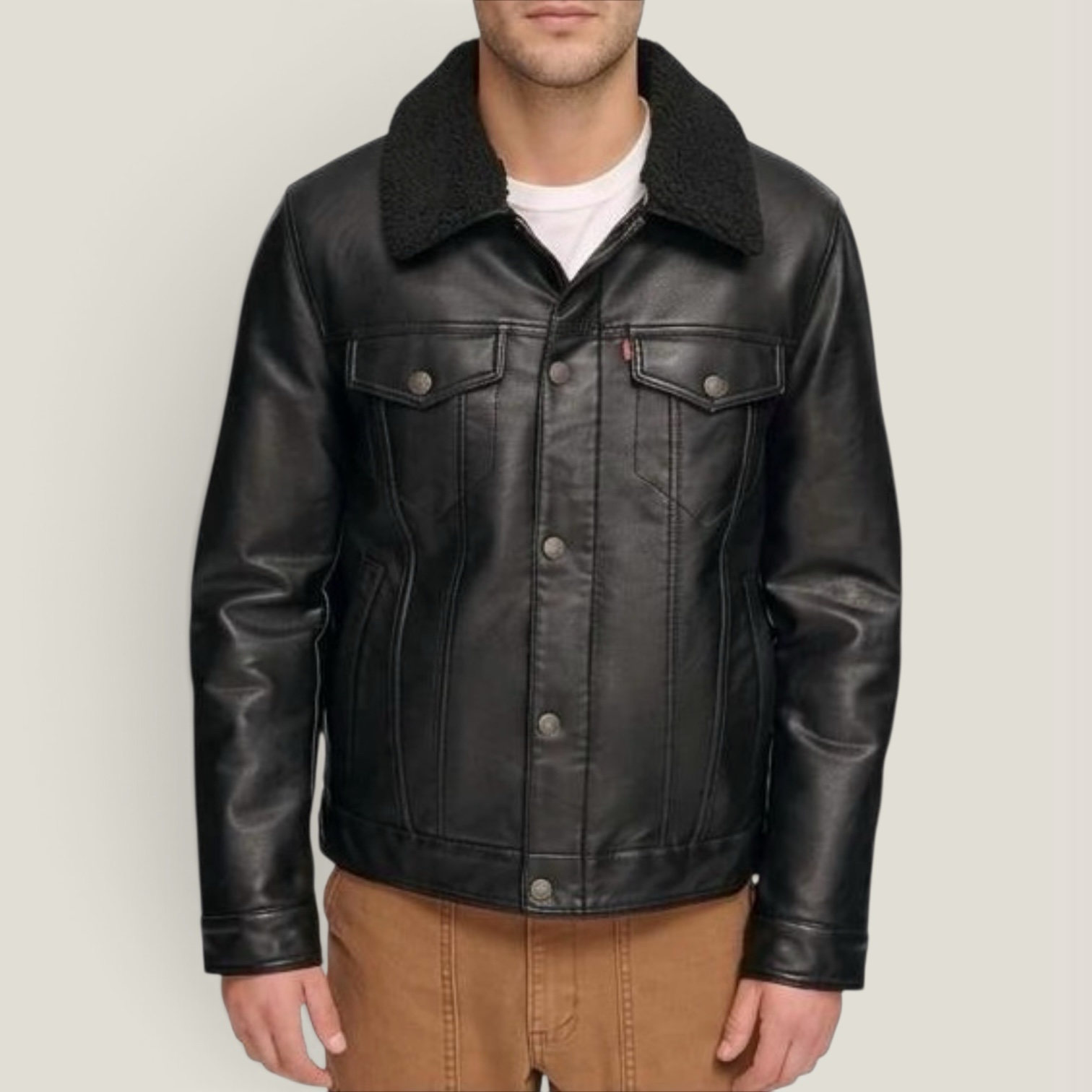 photoroom_20260827_021426 Casual Leather Jacket for Men - Full Grain leather - Image 1