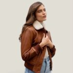 Elena Leather Jacket for Women - Export Quality