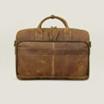Prestige Leather Laptop Bag - Pullup leather