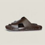 Hermes Design Leather Chappal – Premium Comfort Medicated Soft Sole
