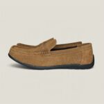 Brown Suede Moza – Premium Soft Leather Comfort