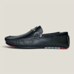 Black Orchard Moccasin – Premium Soft Leather Comfort